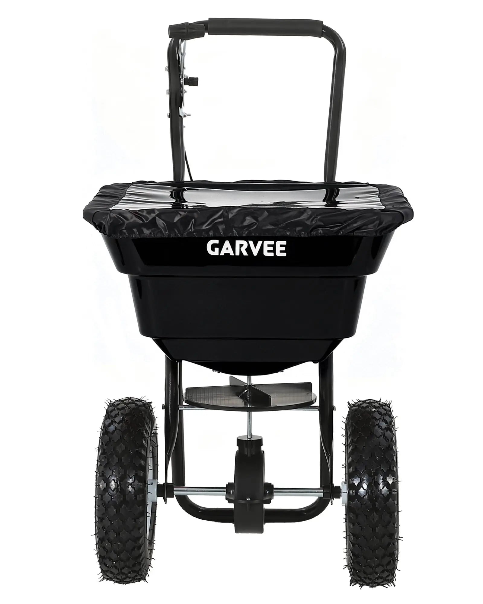 HiMISS Heavy Duty 80Lb Lawn Spreader Walk Behind Broadcast Spreader