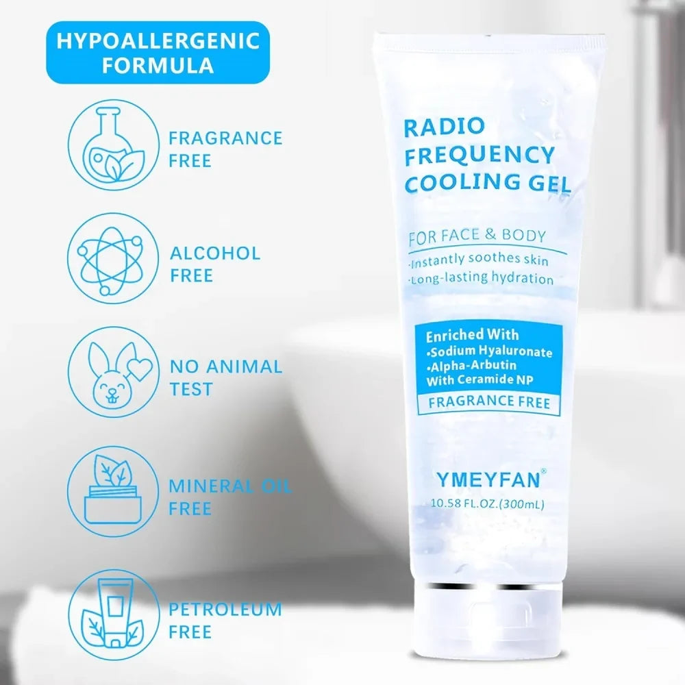 Conductive Gel for Face Microcurrent Radio Frequency Gel for RF Facial Machine Use for Face Care Skin Soothing and Hydrating