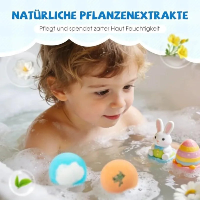 New 12PCS Ocean Toy Bath Salt Bombs, Bubble Bath Balls for Adults & Kids, Fun Educational Bath Toys Party Favor Set