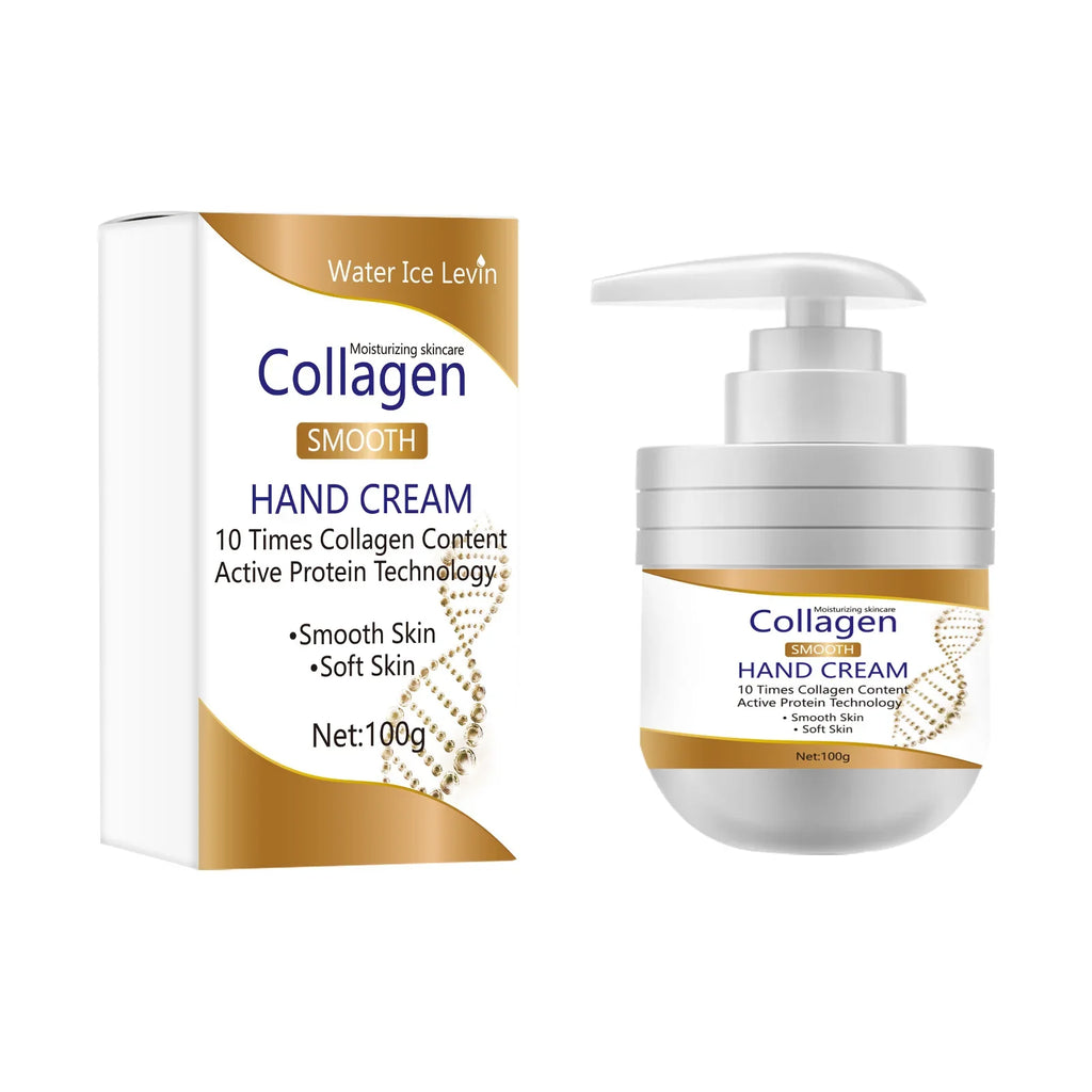 Collagen Hand and Foot Cream, Suitable for Hands and Feet, Skin Care, Hand and Foot Care, It Also Has a Moisturizing Hands and Feet, Cool in Summer
