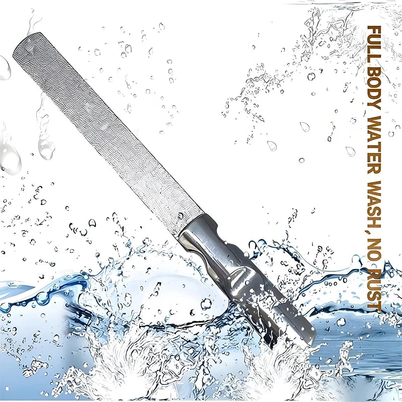 Stainless Steel Nail Files Manicure Pedicure Grooming For Professional Finger Toe Nail Care Tools