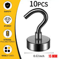 Black Magnetic Hooks, 25Lbs Strong Heavy Duty Cruise Magnet S-Hooks for  Hanging, Cabins, Grill, Kitchen, Garage, Workplac