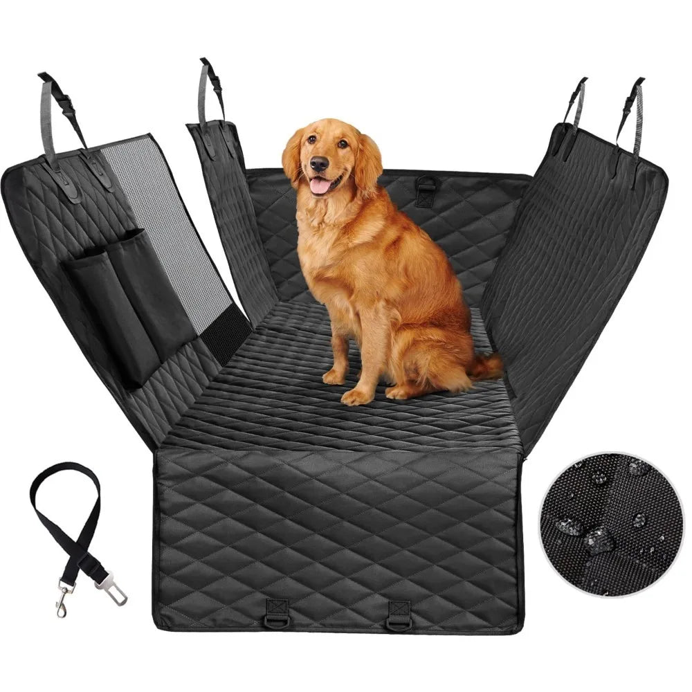 Non Slip Car Pet Pad Waterproof Dog Bed Travel Cushion for Backseat Comfort