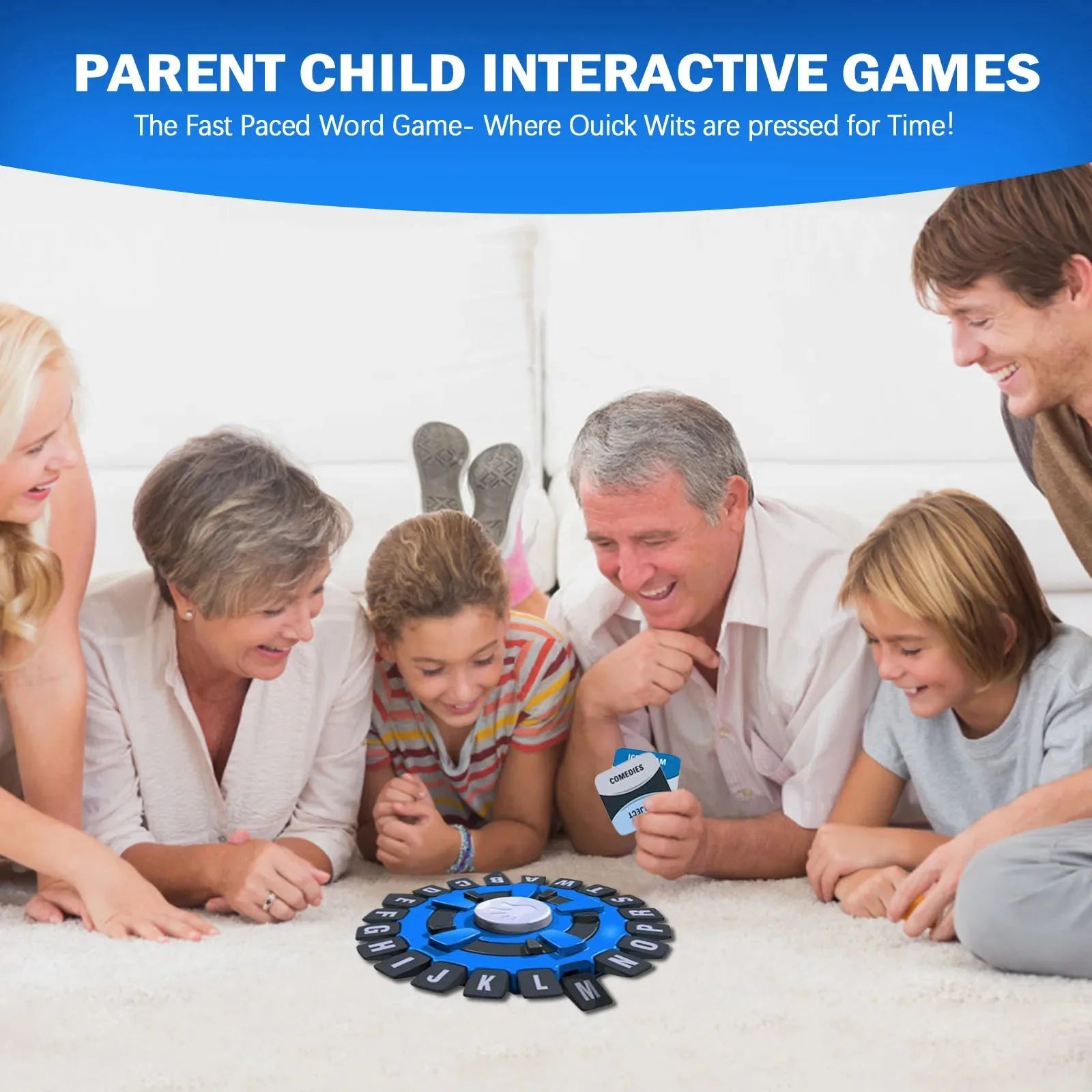 Word Frenzy – Race, Think, Laugh! Perfect for Family Game Night!