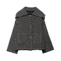 HH 2026 Spring Jacket For Women Loose Casual Knitted Cardigans Lapel Single Breasted Long Sleeve Sweater Coat High Street Tops