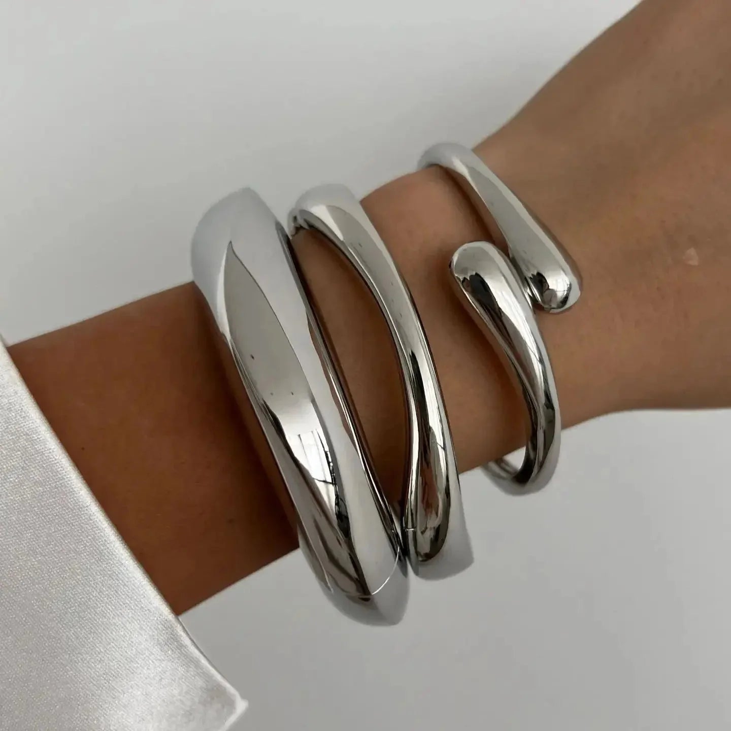 Geometric Spring Bangles Bracelet