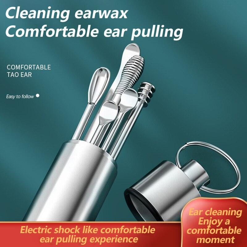 6 Pcs Ear Pick Earwax Removal Kit