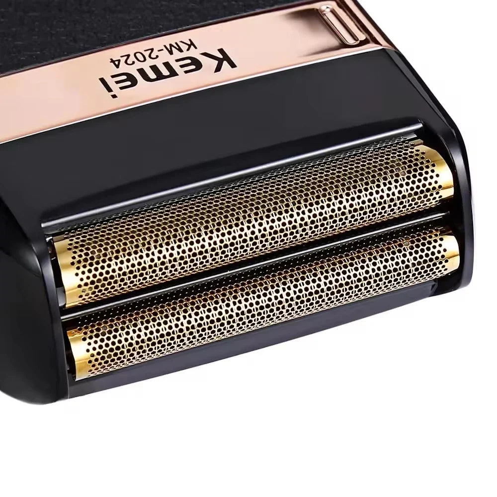Kemei KM-2024 USB Charging Electric Shaver For Men Reciprocating Twin Blade Razor Shaver Beard Trimmer Shaving Machine