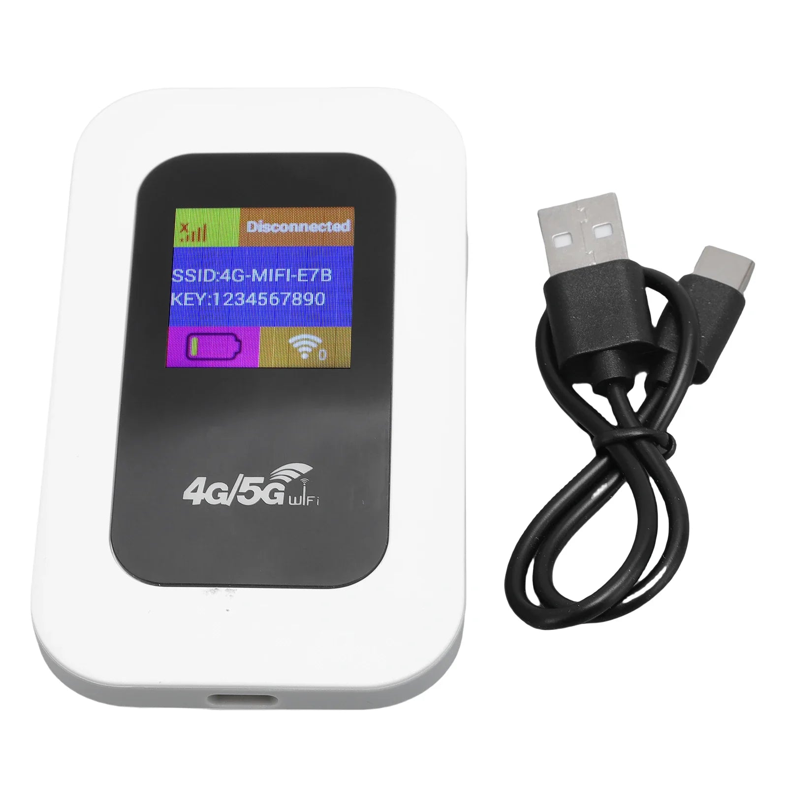 Ultra-Portable WiFi Mobile Hotspot Device 300Mbps High Speed 4G 5G Pocket Wireless Network Connect Device for Travel Camping