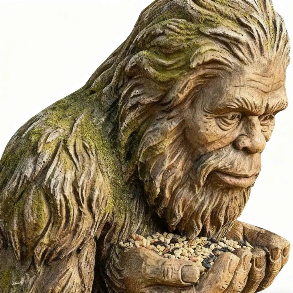 Bird Feeder Big-foot Garden Sculpture Yard Art Decoration Wild Bird Feeding Station funny resin statue Bird Feeding supplies
