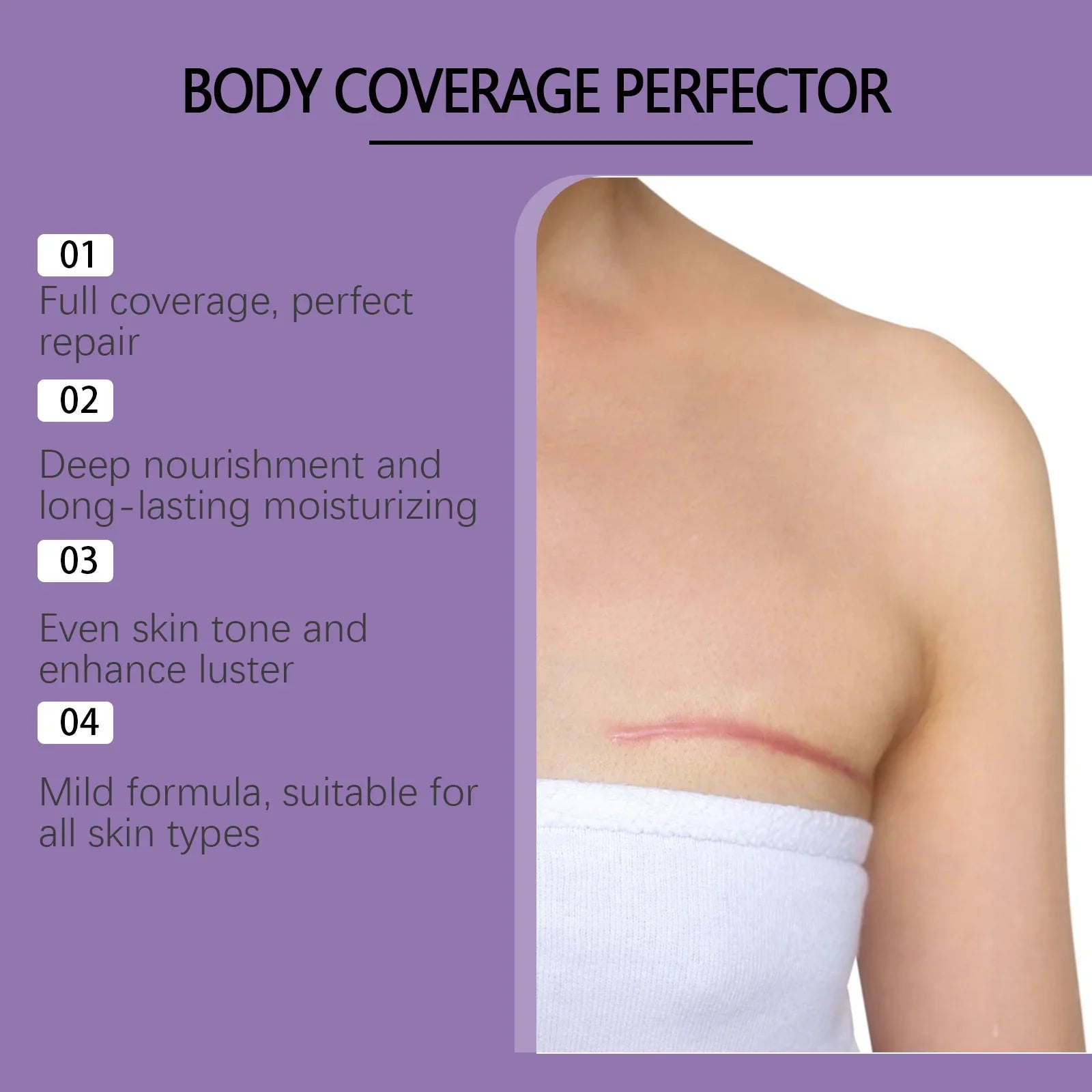 Tattoo Cover Concealer Long Lasting Waterproof Matte Scar Cover Makeup Products Body Concealer Full Coverage Foundation 103ml