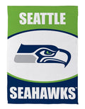 Seattle Seahawks 2 Sided Garden Flag Suede