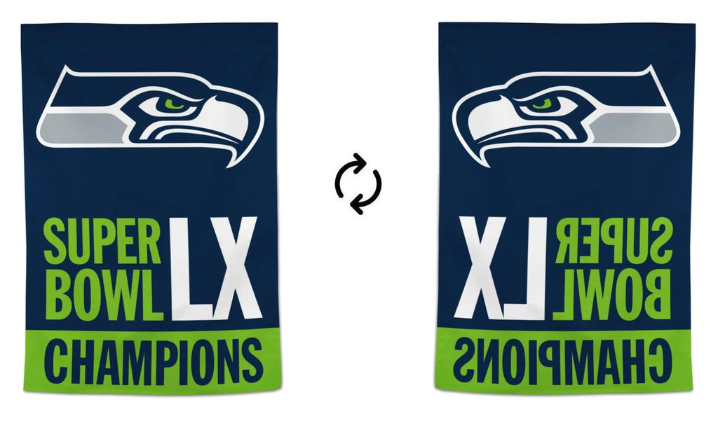 Seattle Seahawks Super Bowl LX Champions Banner