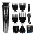 Kemei KM-1506 3 in 1 Electric Hair Clipper USB Charging Shaver Rechargeable Nose Hair Trimmer Professional Shaving Machine
