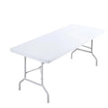 1pc Washable Rectangular Tablecloth for Outdoor Parties and Camping- Foldable, Elastic and Fitted - 4ft/6ft Size Fabric for Home