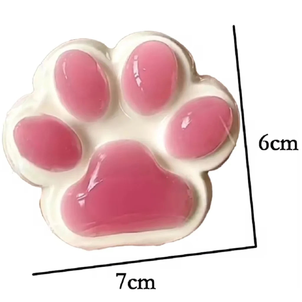 Squishy Cat Paw Stress Toy | Soft Jelly Fidget Toy for Anxiety Relief