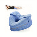Memory Foam Leg Knee Foam Support Pillow Side Sleeper Sciatica Orthopedic Sciatica Back Hip Relief Pillow For Bed Sofa