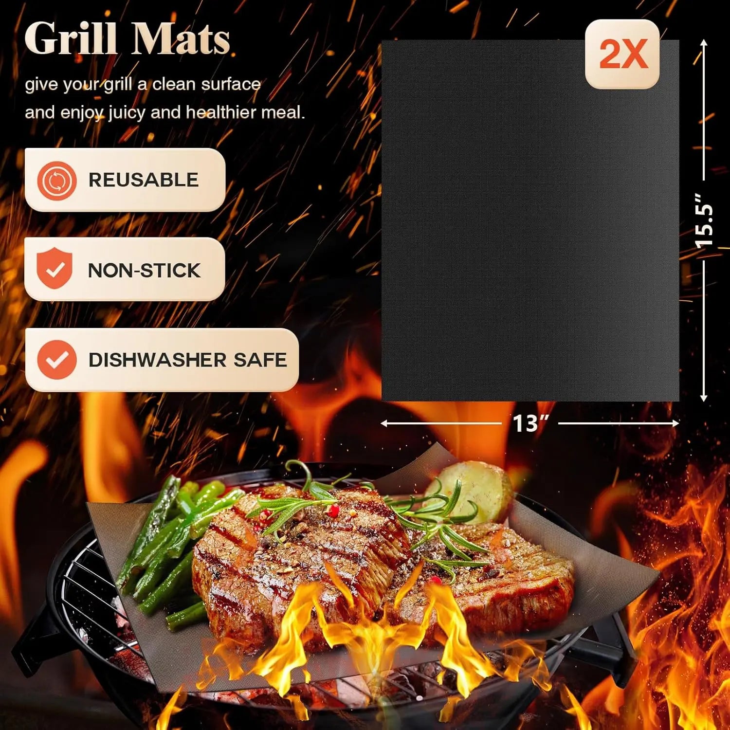 Stainless Steel 26-Piece BBQ Grill Tools Set With Aluminum Case