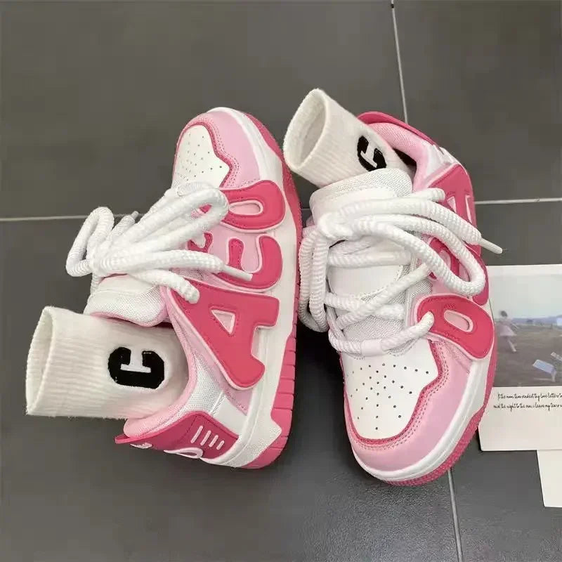 Sneakers Lace Up Athletic Shoes for Women Sports Light H Comfortable and Elegant Woman Footwear Original Deals Designer Luxury A