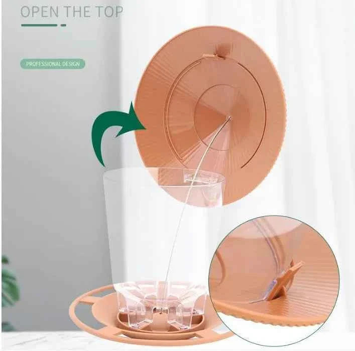 Outdoor Bird Feeding House Waterproof Gazebo Hanging Wild Bird Feeder Cage Outdoor Container With Hang Rope Bird Feeder Garden