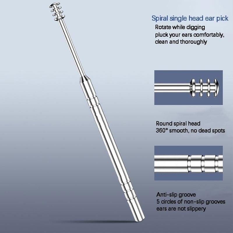 6 Pcs Ear Pick Earwax Removal Kit