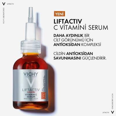 Vichy Liftactiv Supreme Vitamin C Serum: Brightens, Hydrates & Revitalizes Dull Skin - For Radiant, Even Skin Tone