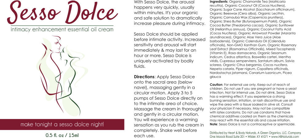 Sesso Dolce Intimacy Cream