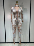 Sexy High Stretch Jumpsuit.