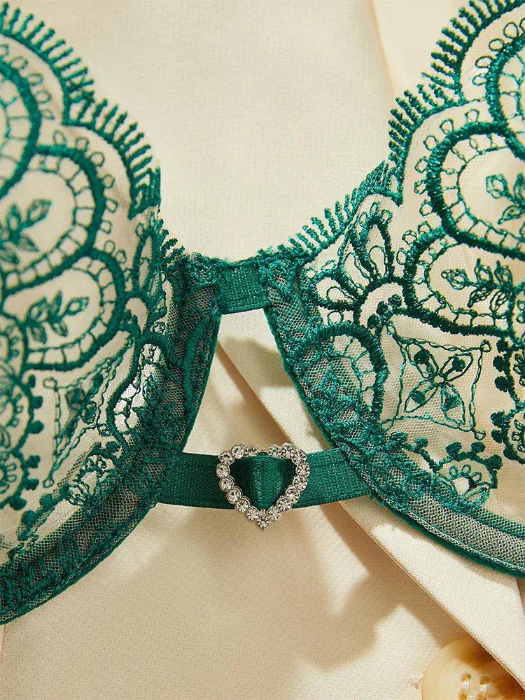 Sexy Lace Push-Up Bra Set