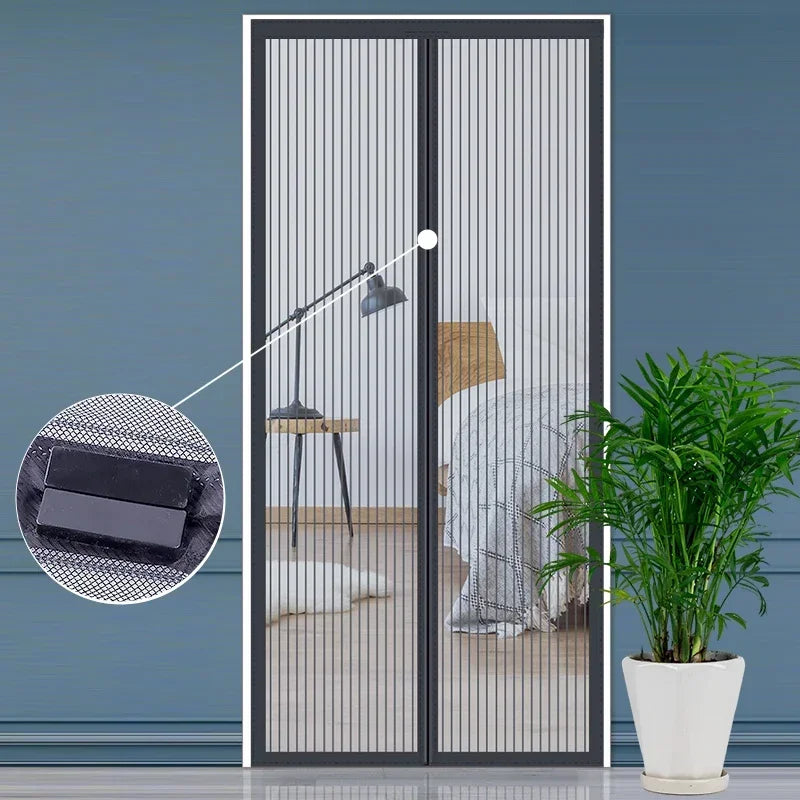 Anti Mosquito Curtain For Window And Door Screens Magnetic Net