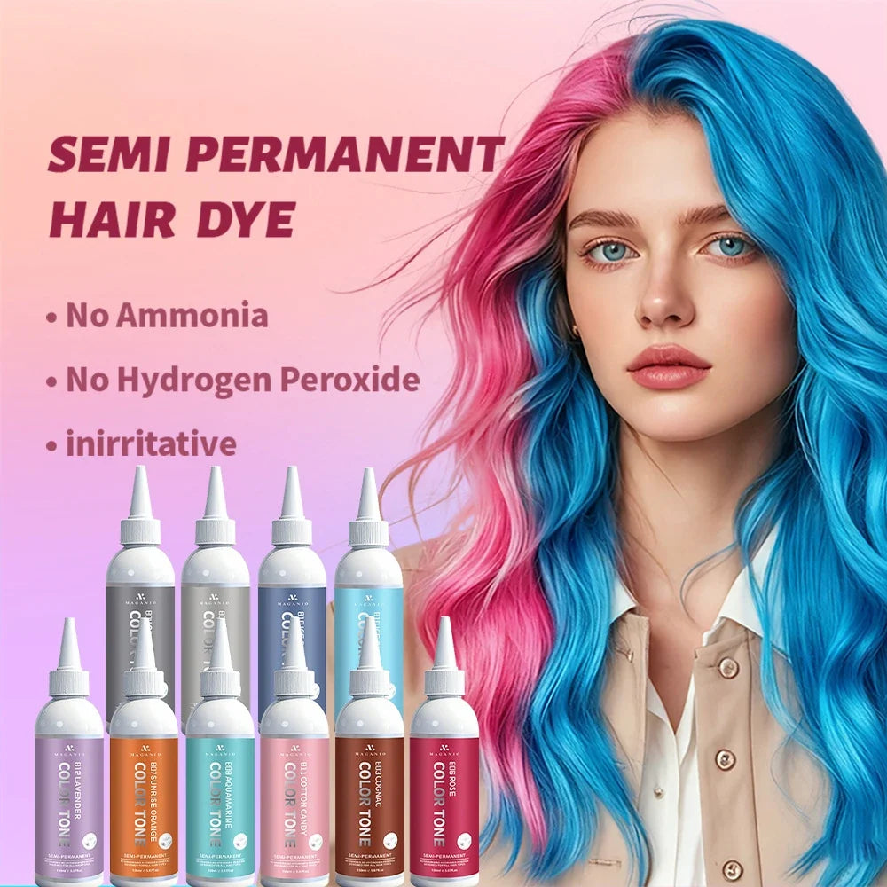 200ml plant-based hair dye, long-lasting color, easy to apply, covers gray hair, repairs damaged hair, and is easy to color.