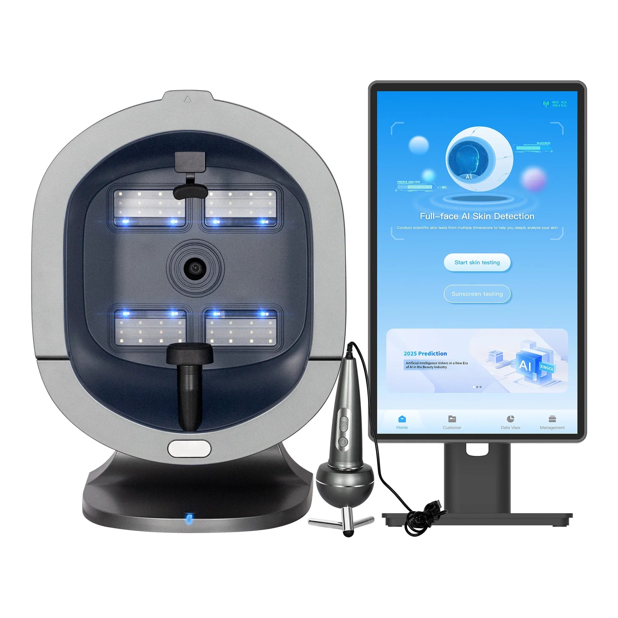 Skin Analyzer AI 3D Facial Analysis Machine With Intelligent Detector