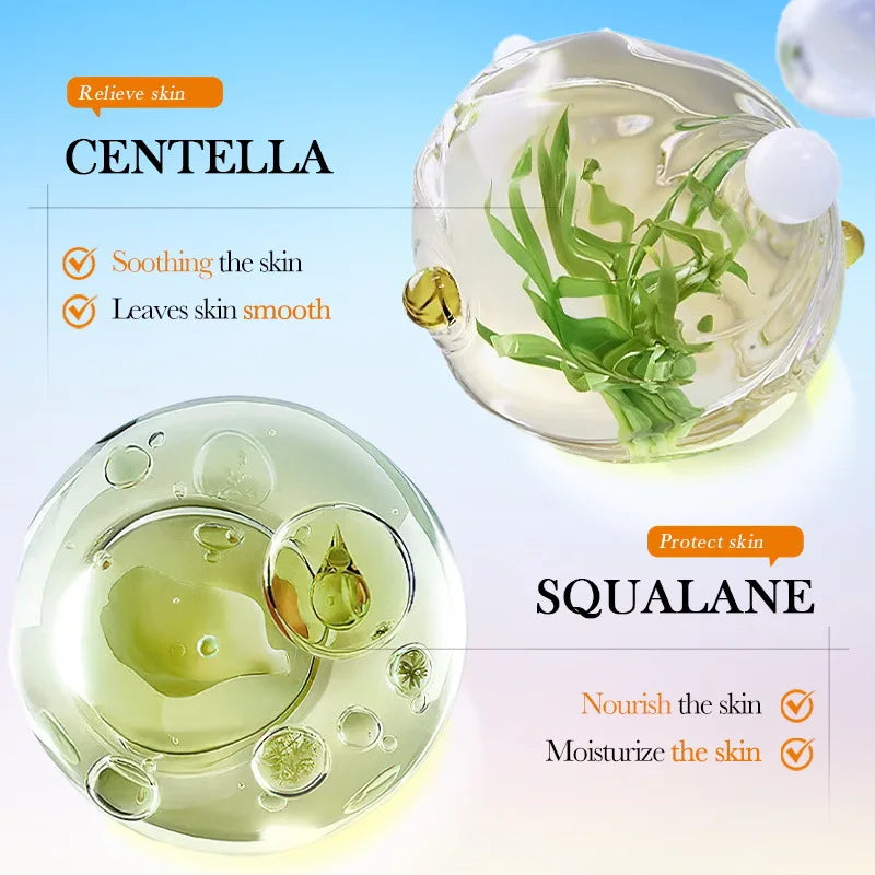 Soothing After Sun Aloe Vera Repairing Gel - Natural Centella & Calendula Infused Fast Absorbing Moisturizer for Sunburn Relief