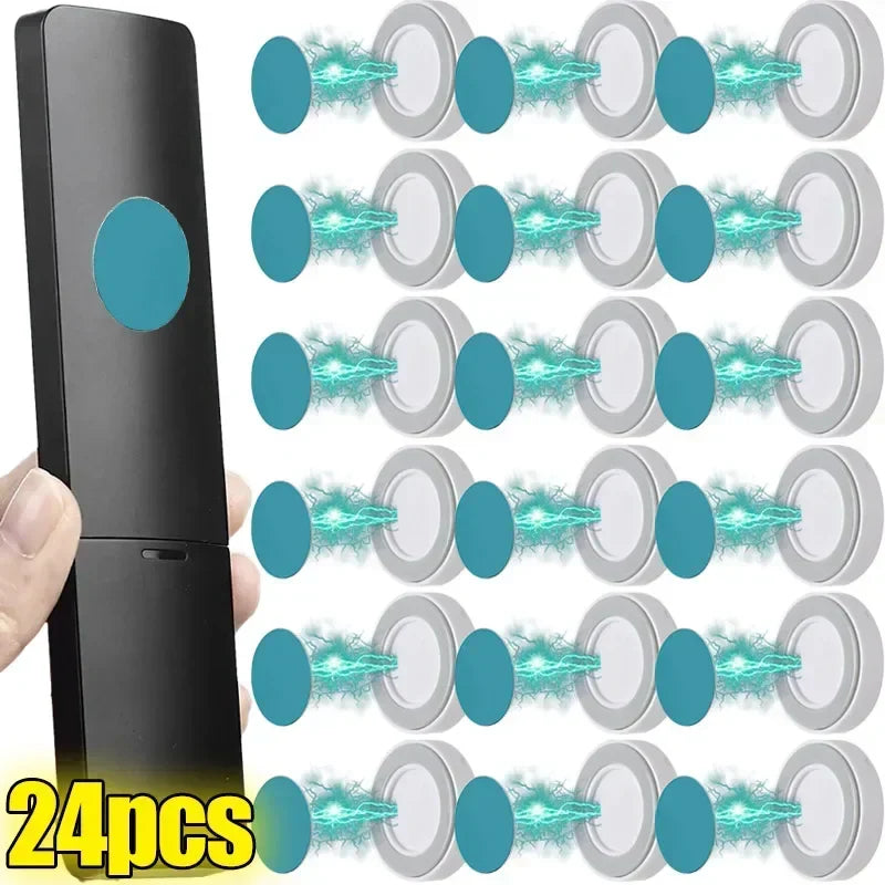 Strong Magnetic Hook Magnet Remote Control Hook Home Organizer Iman Magnetic Wall Hanging Keychain Hooks Anti-lost Storage Ring