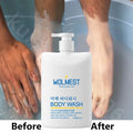 Whitening Body Wash Shower Gel Deep Cleansing Removing Dirt Dead Skin Oil Control Even Skin Tone To Lighten Pigmentation 500ml