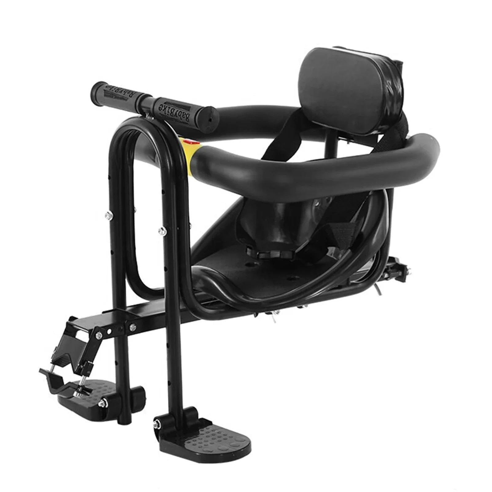 Lixada Front Child Bicycle Seat With Pedals And Support