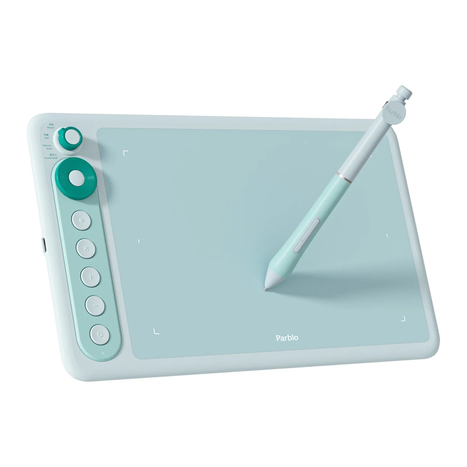 Parblo Intangbo X7 Graphic Tablet Support Android Phone Digital Drawing Tablet Handwriting Pen Tablet 7.2*4.5 Inch