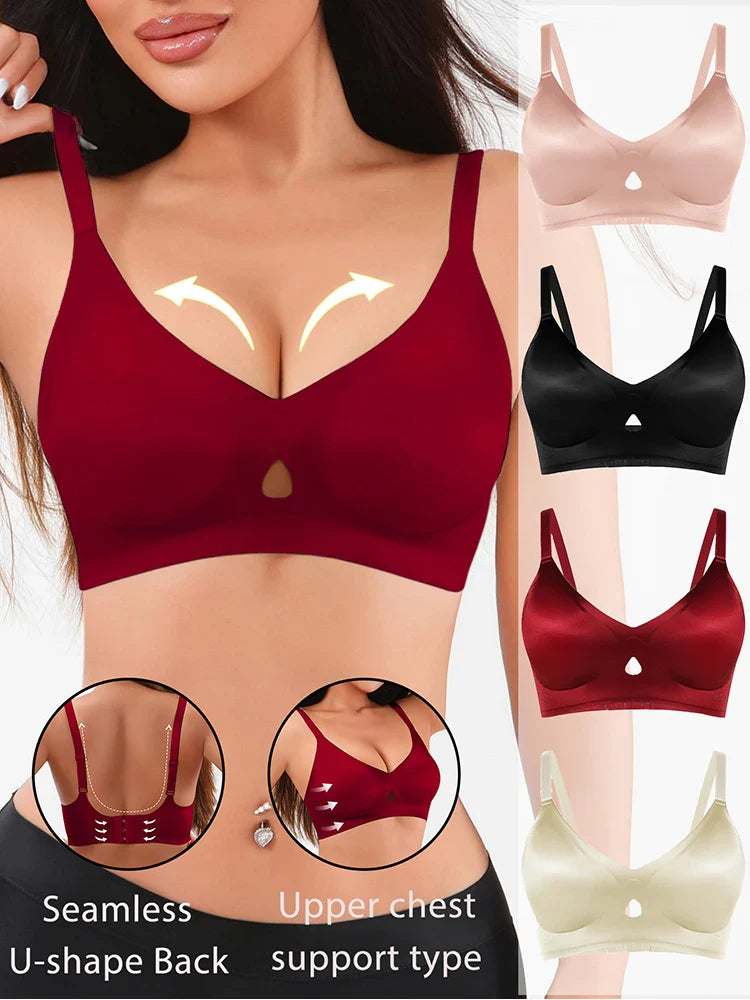 1pcs Soft Seamless Push Up 3/4 Cup Female Underwear Women's Bras Wireless  Sexy Bralette With Padded Comfortable Sexy Lingerie