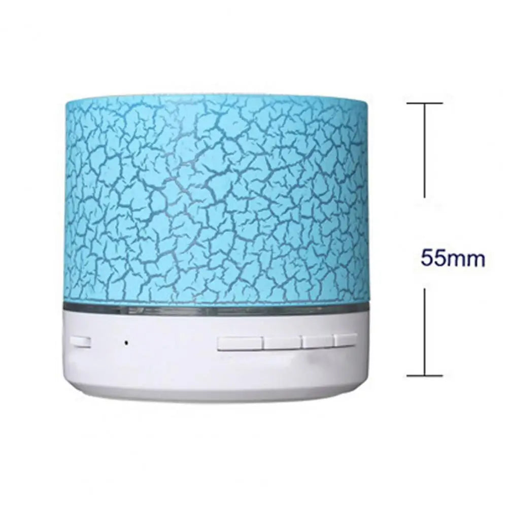 Bluetooth Bass Speaker LED Light Bluetooth Speaker Plastic Long Standby Time  Colorful Bass Bluetooth Speaker