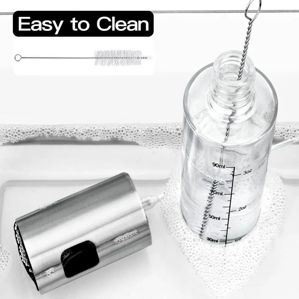 Oil Sprayer For Cooking 2-Pack Refillable Olive Oil Mister With Scale
