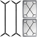 2 PCS Sheet Fastener Fixing Straps, Adjustable Cross Elastic Straps, Flat Fit Sheet Clips for Mattress Cushions Sofa Cushions