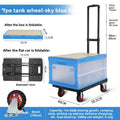Baoyu, outdoor camper, family truck shopping cart with brake wheel folding trolley trailer