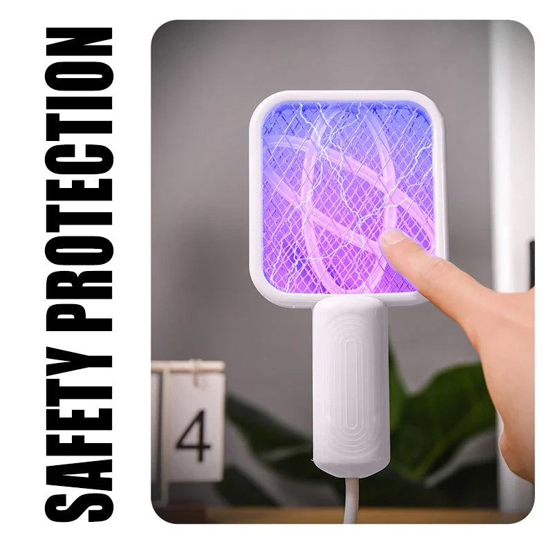 USB Mosquito Swatter Trap Zapper Lamp Portable Outdoor Safe