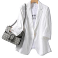 2026 Spring Summer New Temperament Versatile Large Size Women's Small Blazer Coat Loose Elegant FemaleThin  Blazer Jacket 4XL