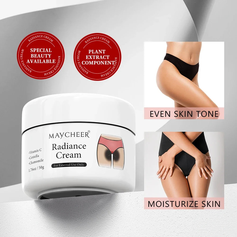 50g Whitening Cream Private Parts Underarm Bleaching Whiten Butt Knee Brighten Inner Thigh Intimate Parts Dark Remove Melanin
