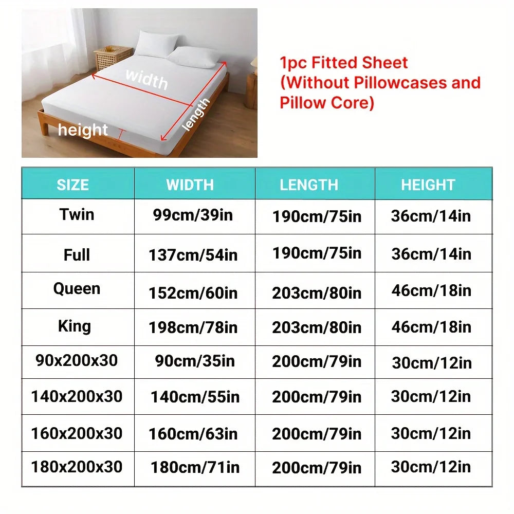 1pc Cooling Fitted Sheet Made of 100% Cooling Nylon, Waterproof Bed