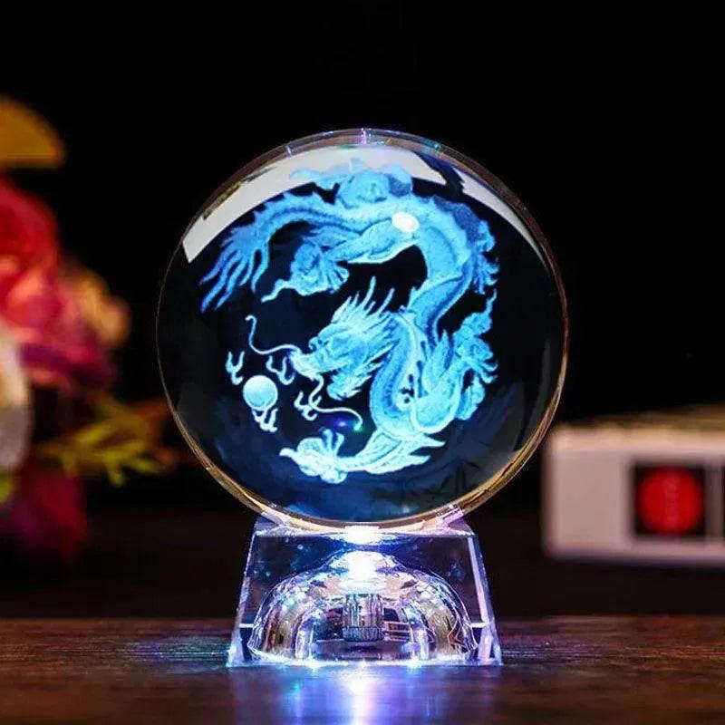 3D LED Crystal Ball Collectible