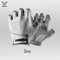 Veidoorn Men's Women's Workout Gloves for Gym Weight Lifting Non-Slip Palm with Padding Breathable Towel Finger for Sweat Wipe