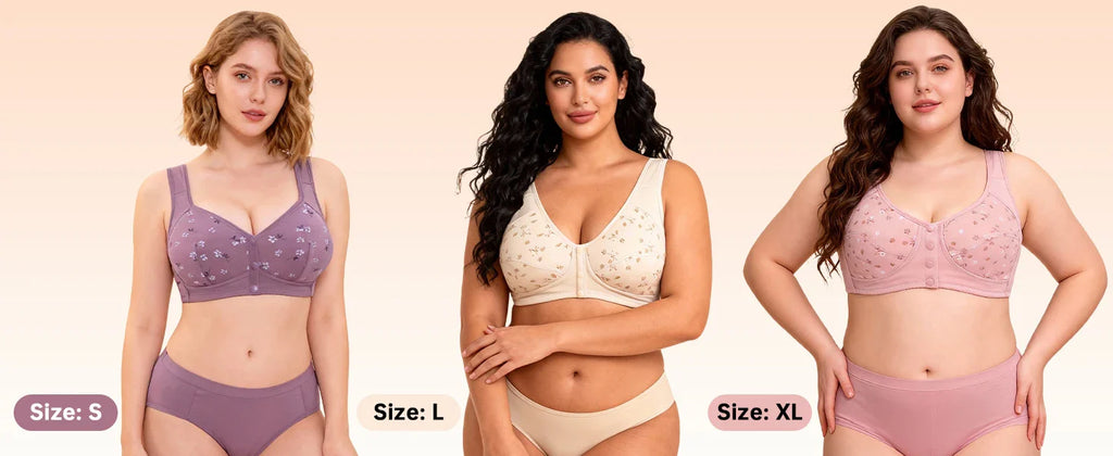7pcs Elegant Lace Push Up Bras Set, Seamless Breathable Lace Bras for Plus Size Women, All-Day Wear, Multi-Occasion Outfits