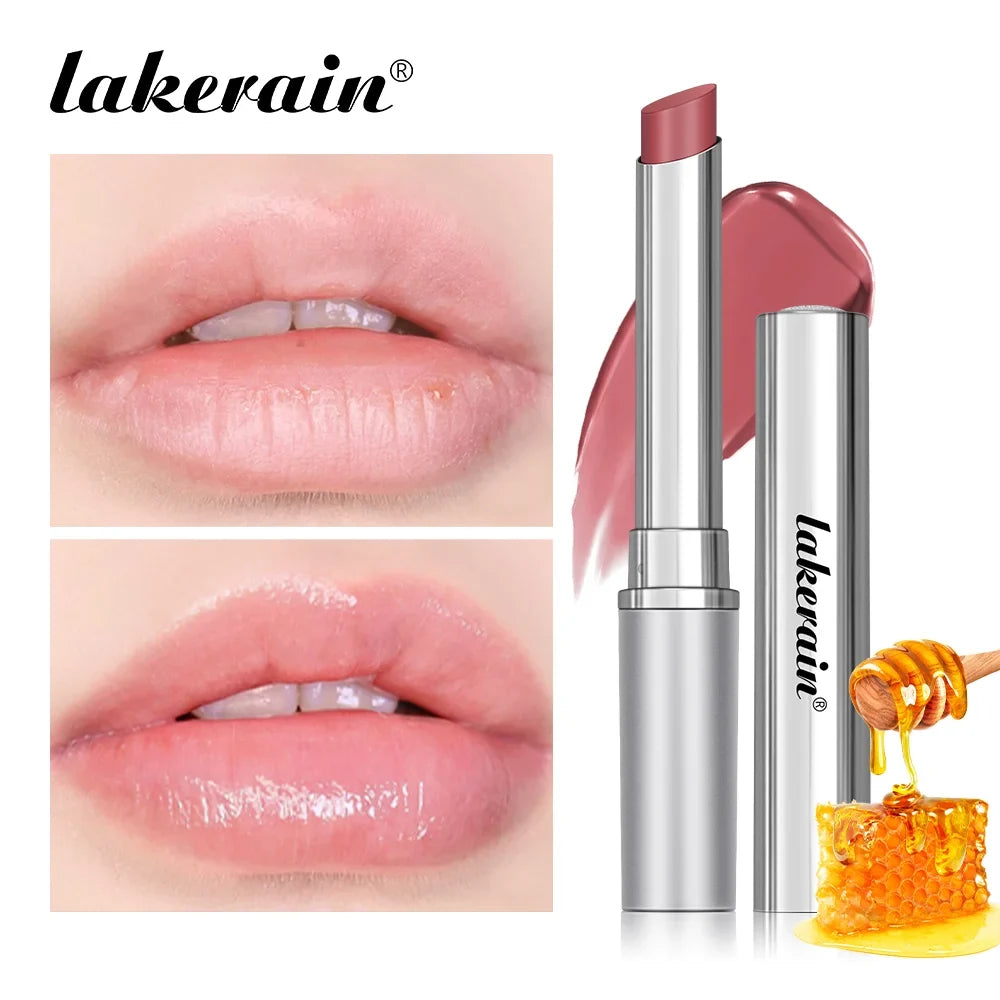 Lakerain Nearly Lipstick Lip Balm Natural Color Creamy Texture Long Lasting Moisturizing  Nourishing Lip Care Gloss Cosmetic